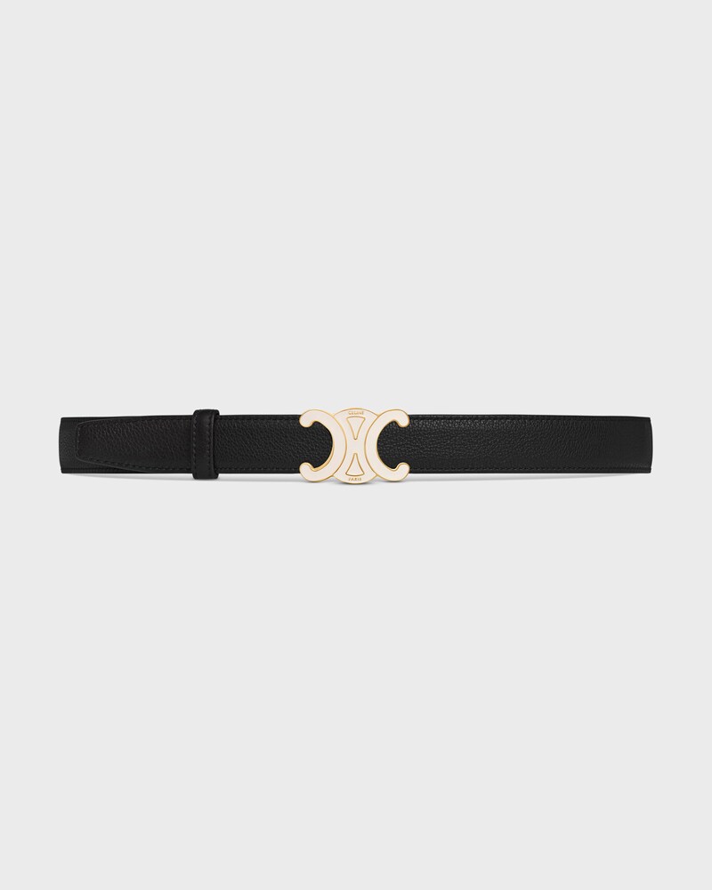 Reversible Strap 25MM IN Smooth and Grained Calfskin -  -  - 1 | CELINE