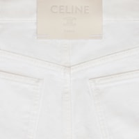short 001 denim coton - WHITE HEAVY STONE WASH -  - 2 | CELINE