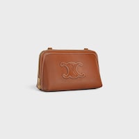 Clutch on Chain IN smooth calfskin - TAN - NEW - 2 | CELINE