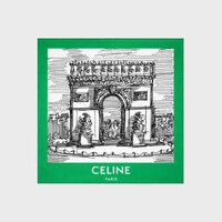 ARC BANDANA 55 - GREEN/WHITE/BLACK -  - 1 | CELINE