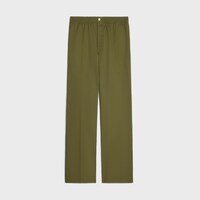 Pantalones en sarga de algodón - CAMEL CLARO -  - 1 | CELINE