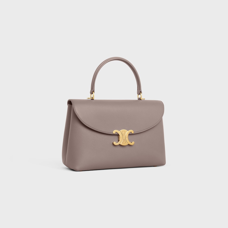 MEDIUM NINO BAG IN SUPPLE GRAINED CALFSKIN - PEBBLE - NINO - 1 | CELINE