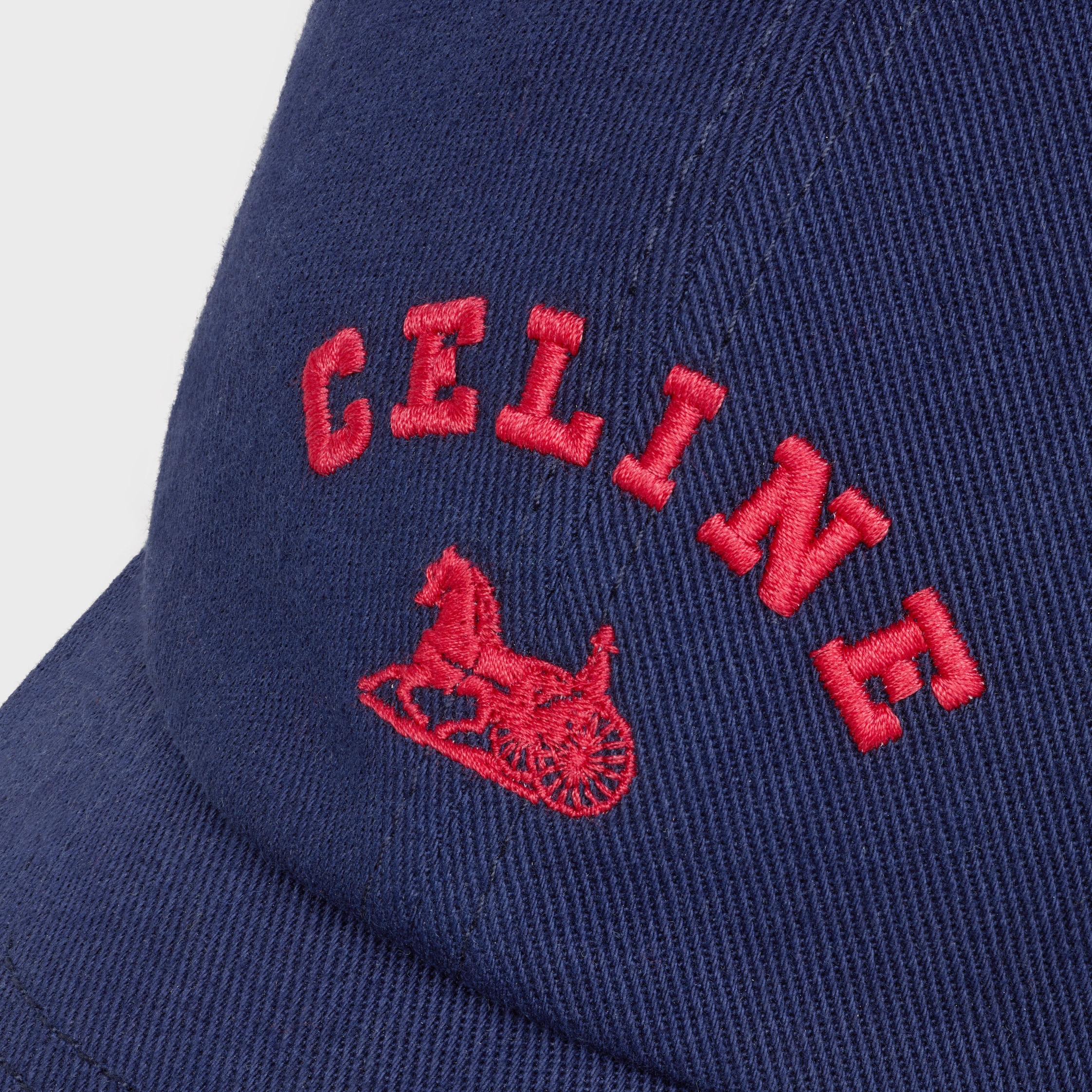 CELINE リシュリュー キャップ / コットンツイル - ネイビー | CELINE