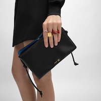 TRIO FLAP Agneau Lisse - Noir - HIVER CELINE - 2 | CELINE