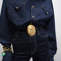 MAISON CELINE 13毫米皮帶 - 黑色 -  - 2 | CELINE