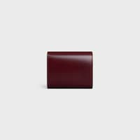 Small Flap Wallet TRIOMPHE IN Shiny calfskin - SYRAH - NEW - 2 | CELINE