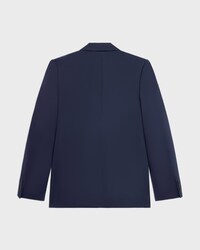 classic jacket IN wool gabardine - NAVY -  - 2 | CELINE