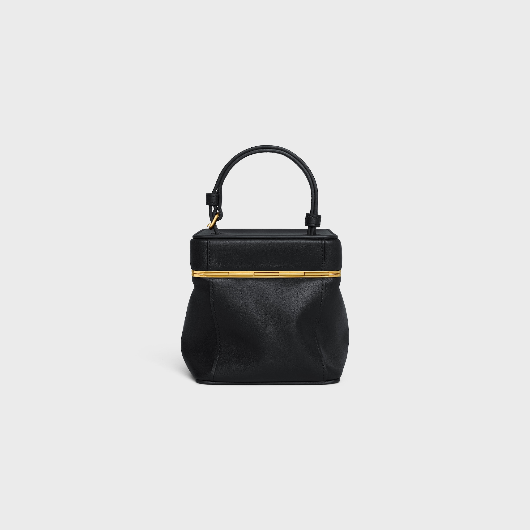 CUBE IN SUPPLE CALFSKIN - BLACK | CELINE