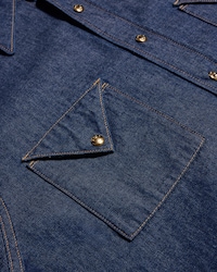 SHIRT IN DENIM - DARK RINSED -  - 2 | CELINE