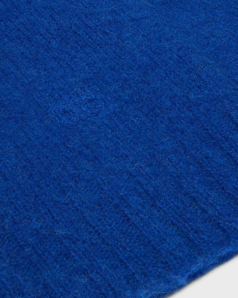 pull col rond laine shetland - BLEU -  - 1 | CELINE