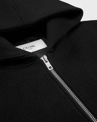 TEDDY JACKET IN DOUBLE-FACE WOOL - BLACK -  - 2 | CELINE