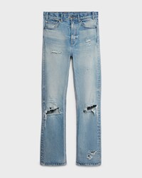 Slim Jeans 001 aus Baumwolldenim - PISMO DESTROYED -  - 1 | CELINE