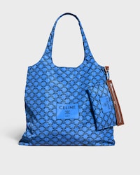 CELINE ショッピングバッグ パディッド / ナイロン & カーフスキン - ウルトラブルー / ブラック - トートバッグ - 1 | CELINE