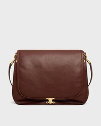ブザス ソフト トリオンフ / サプルシャイニーラムスキン - ディープブラウン - トートバッグ - 1 | CELINE