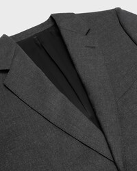 veste classique toile de laine légère - ANTHRACITE -  - 2 | CELINE