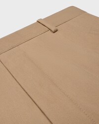 montauk cropped trousers IN COTTON AND WOOL GABARDINE - BEIGE -  - 2 | CELINE