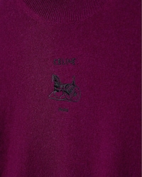 ROLLKRAGENPULLOVER AUS KASCHMIR - BORDEAUX/SCHWARZ -  - 2 | CELINE