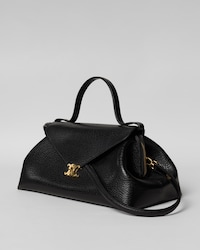 FLAIR BAG IN XL GRAINED CALFSKIN - BLACK - SHOULDER BAGS - 2 | CELINE