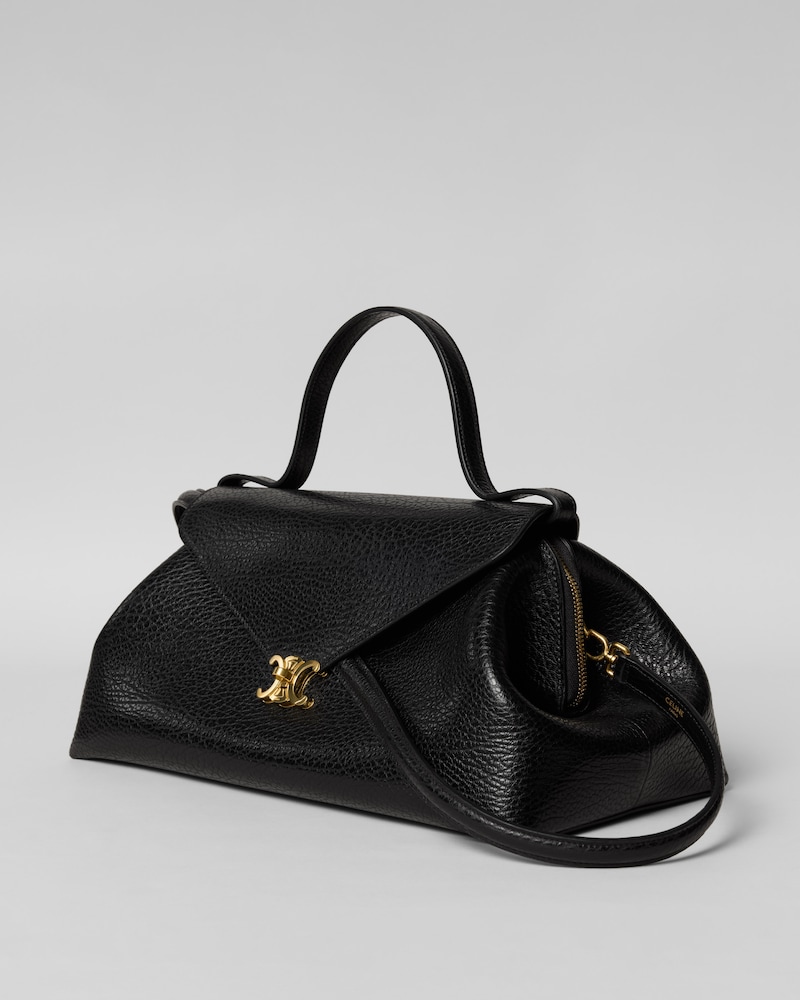 FLAIR BAG IN XL GRAINED CALFSKIN - BLACK - SHOULDER BAGS - 1 | CELINE
