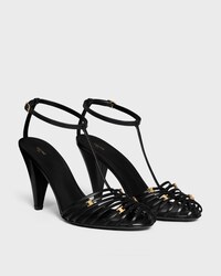 CELINE CAGE - SANDALIA DE TIRAS DE PIEL DE CABRA - NEGRO -  - 2 | CELINE