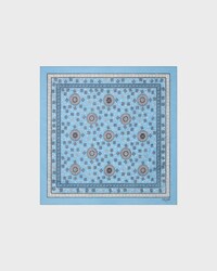 bandana IN cotton - BLUE/BLACK/OFF WHITE -  - 1 | CELINE