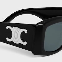 Triomphe XL 01 Sunglasses in Acetate - BLACK -  - 2 | CELINE