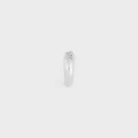 Celine Sulky Ring in Brass with Rhodium Finish - SILVER -  - 2 | CELINE