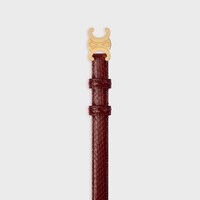 Cinturón Triomphe 18 MM de piel de pitón - SYRAH -  - 2 | CELINE