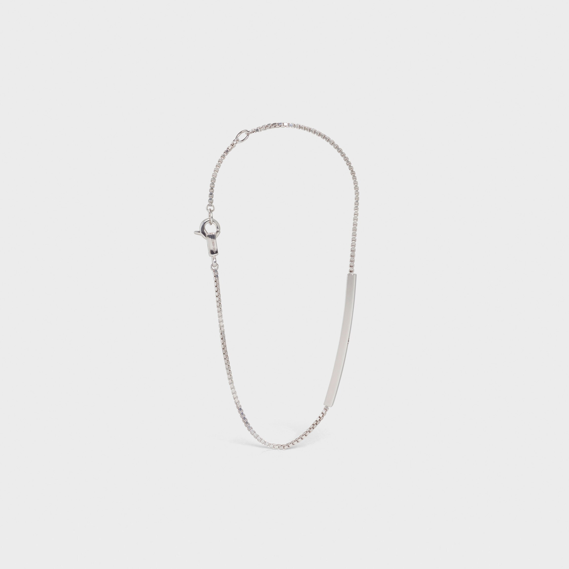 Sentimental Robe Bracelet barre Celine Sentimental en Or Blanc et Diamant - null | CELINE