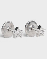 Puces d'Oreilles Etoile Celine en Or Blanc et Diamants - Or blanc - CADEAUX ESSENTIELS - 2 | CELINE
