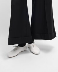 BALLET LACE-UP SHOE IN LAMBSKIN - Ultra White -  - 2 | CELINE