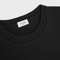 t-shirt IN cotton jersey - BLACK / YELLOW -  - 2 | CELINE