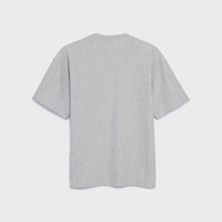 t-shirt IN cotton jersey - VINTAGE GREY MELANGE /  BORDEA -  - 2 | CELINE