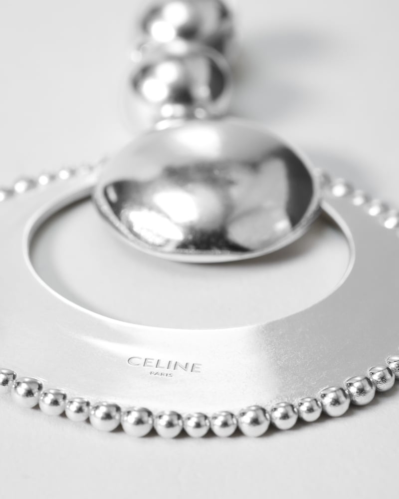 CELINE デフィレ フラット ピアス / スターリングシルバー - シルバー - ウィメンズ - 1 | CELINE