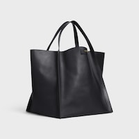MEDIUM CUBE BAG IN SUPPLE CALFSKIN - BLACK - MORE LINES - 2 | CELINE
