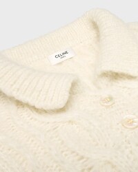 sweater IN aran mohair and wool - OFF WHITE -  - 2 | CELINE