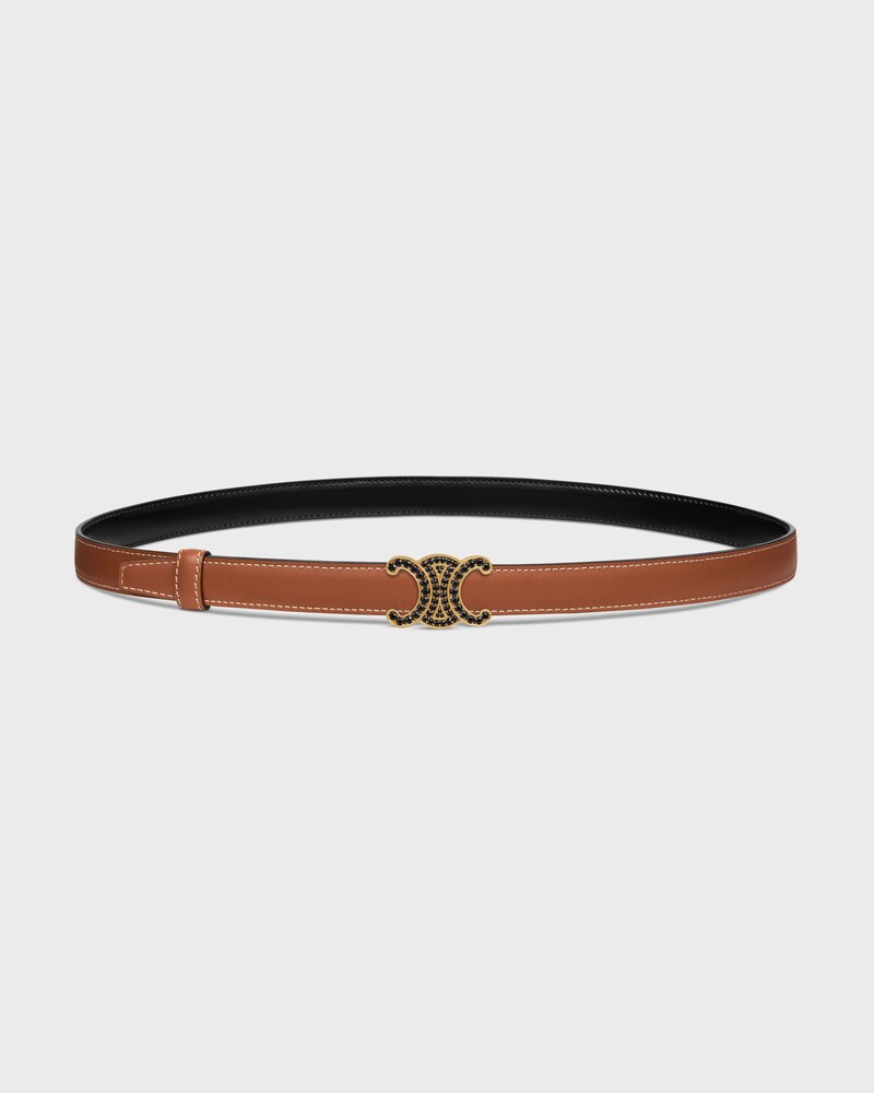 Wendbarer Riemen 18 mm AUS TAURILLON UND NATURBELASSENEM KALBSLEDER -  -  - 1 | CELINE