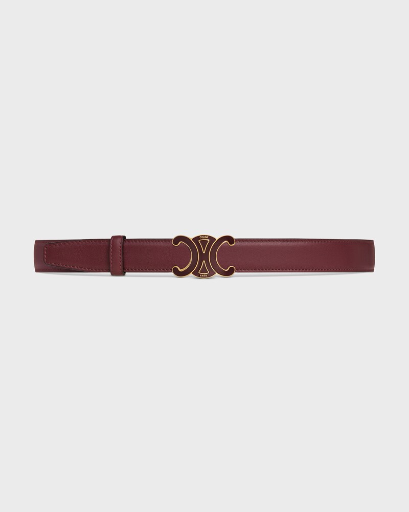 Reversible Strap 25MM IN Smooth and Grained Calfskin -  -  - 1 | CELINE