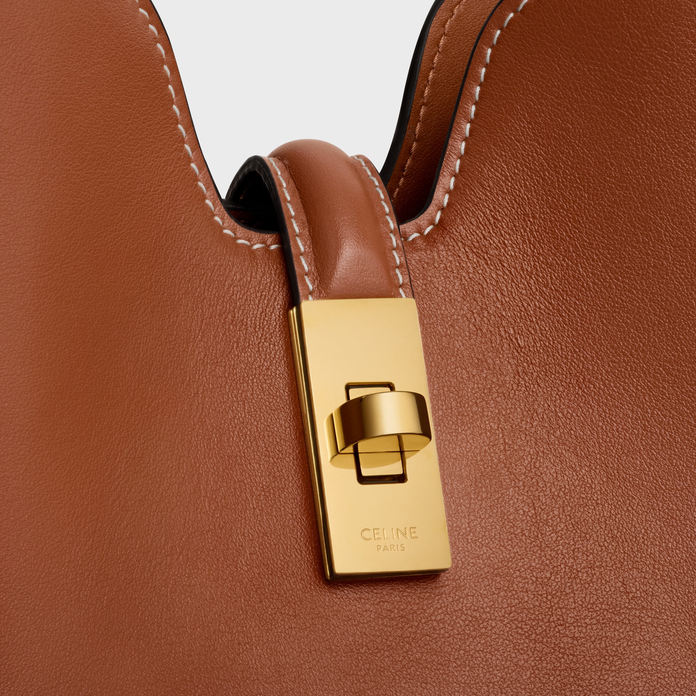SMALL CAMILLE 16 SOFT BAG IN SMOOTH CALFSKIN - TAN | CELINE