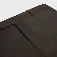 PANTALONES JAZZ DE LANA - NEGRO CHOCOLATE -  - 2 | CELINE