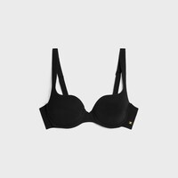 top balconette EM malha mate - PRETO - - 1 | CELINE