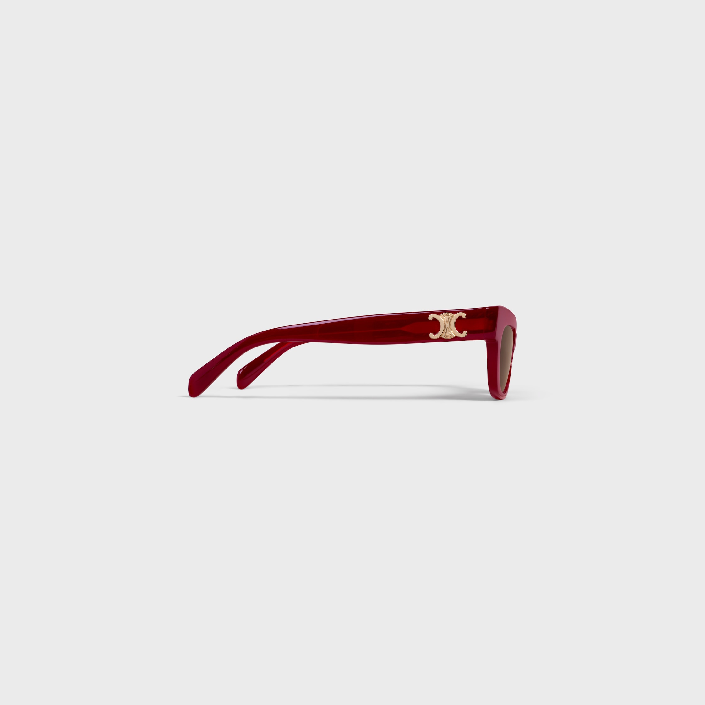 Triomphe 19 sunglasses in Acetate - MILKY BURGUNDY | CELINE