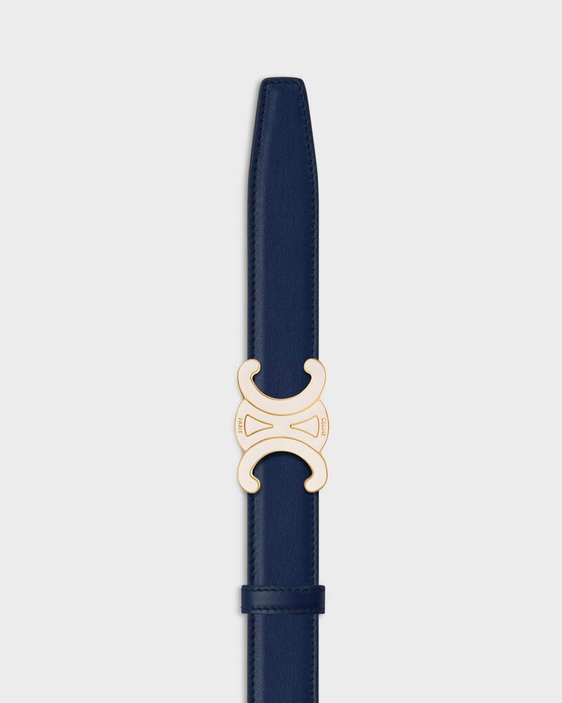 Reversible Strap 25MM IN Smooth and Grained Calfskin -  -  - 1 | CELINE