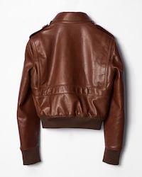 blouson jacket IN CALSFSKIN - BROWN -  - 2 | CELINE