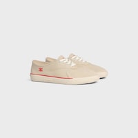 ALAN SNEAKER AUS CANVAS UND KALBSVELOURSLEDER - BEIGE -  - 2 | CELINE
