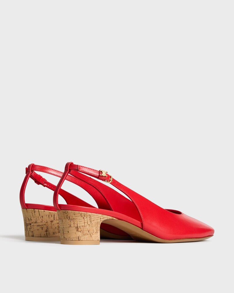 NEO CITY SLINGBACK IN GOATSKIN - ULTRA RED -  - 1 | CELINE