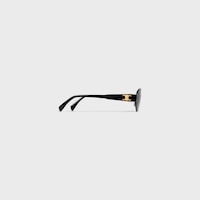 Triomphe Metal 01 sunglasses in Metal - Black / Smoke -  - 2 | CELINE
