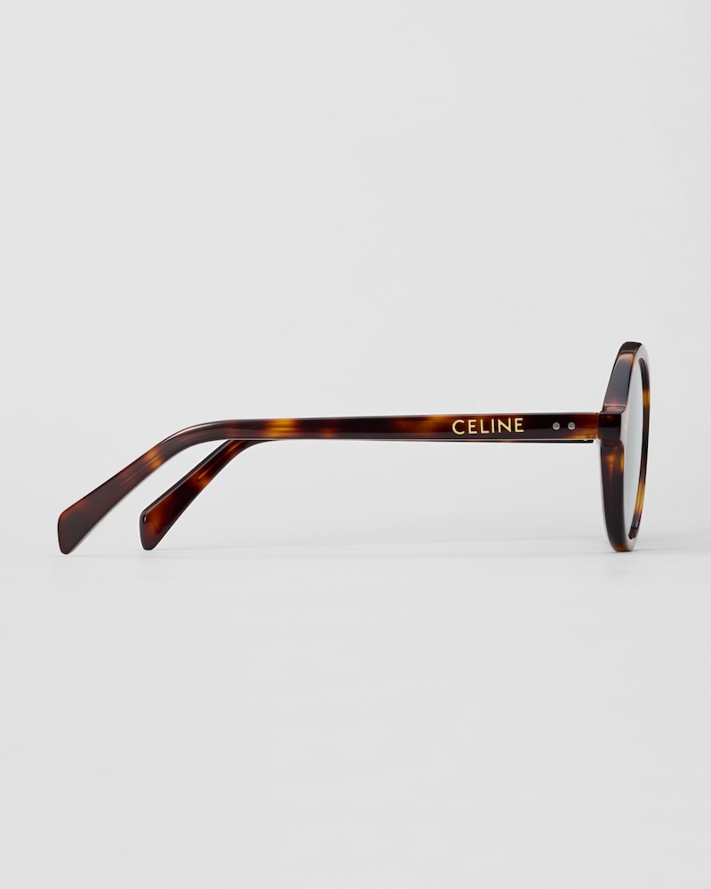 Lunettes de soleil Circle en Acétate - DARK HAVANA -  - 1 | CELINE