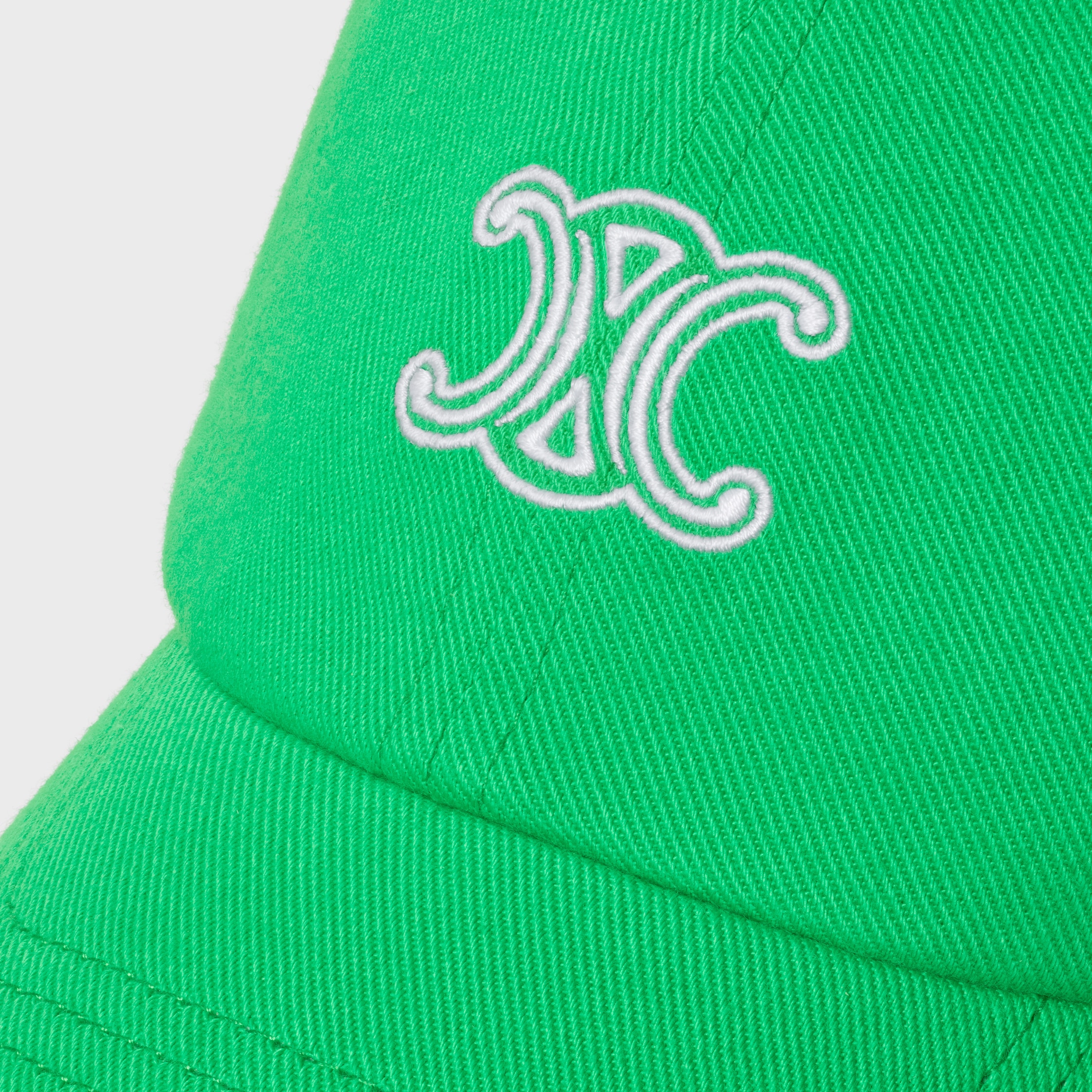 triomphe richelieu cap IN light cotton twill - SPRITE GREEN | CELINE