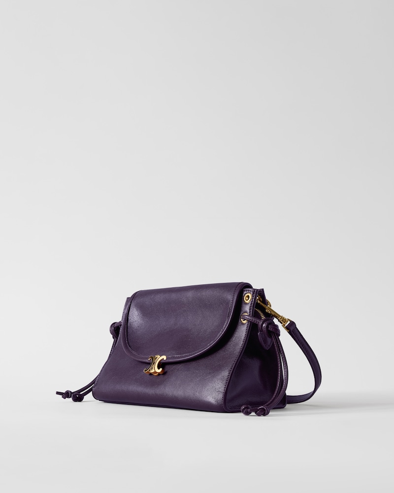SOFT TRIOMPHE WEDGE小号手袋 - 西拉葡萄色 - 新品 - 1 | CELINE